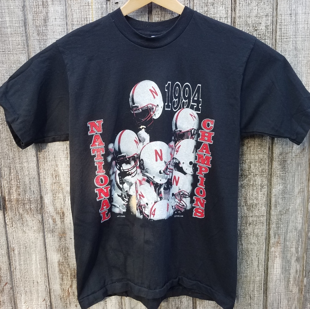 1994 Single Stitch NWOT Cornhuskers Champs mens L